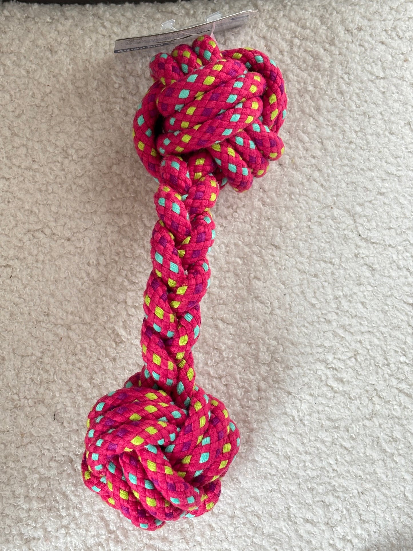 Jouet corde avec balles