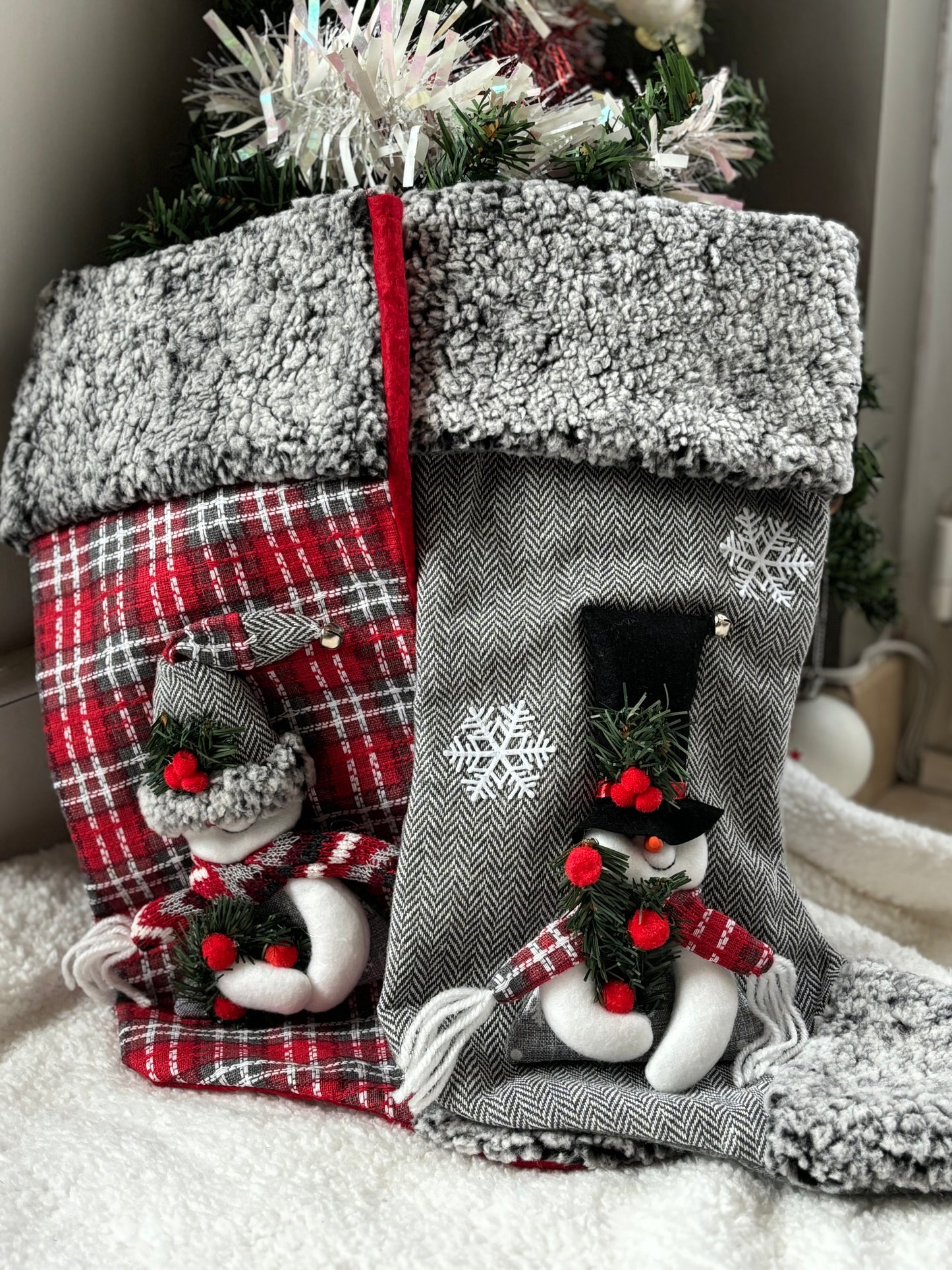 Jouet chaussette de Noël