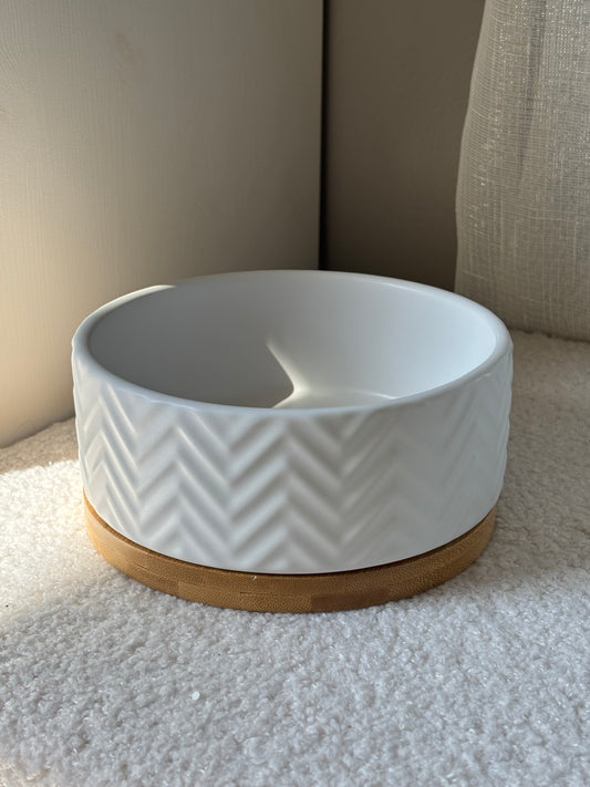 Gamelle avec support en bamboo