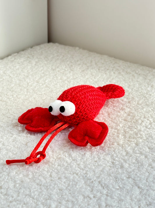 Jouet homard pour chat